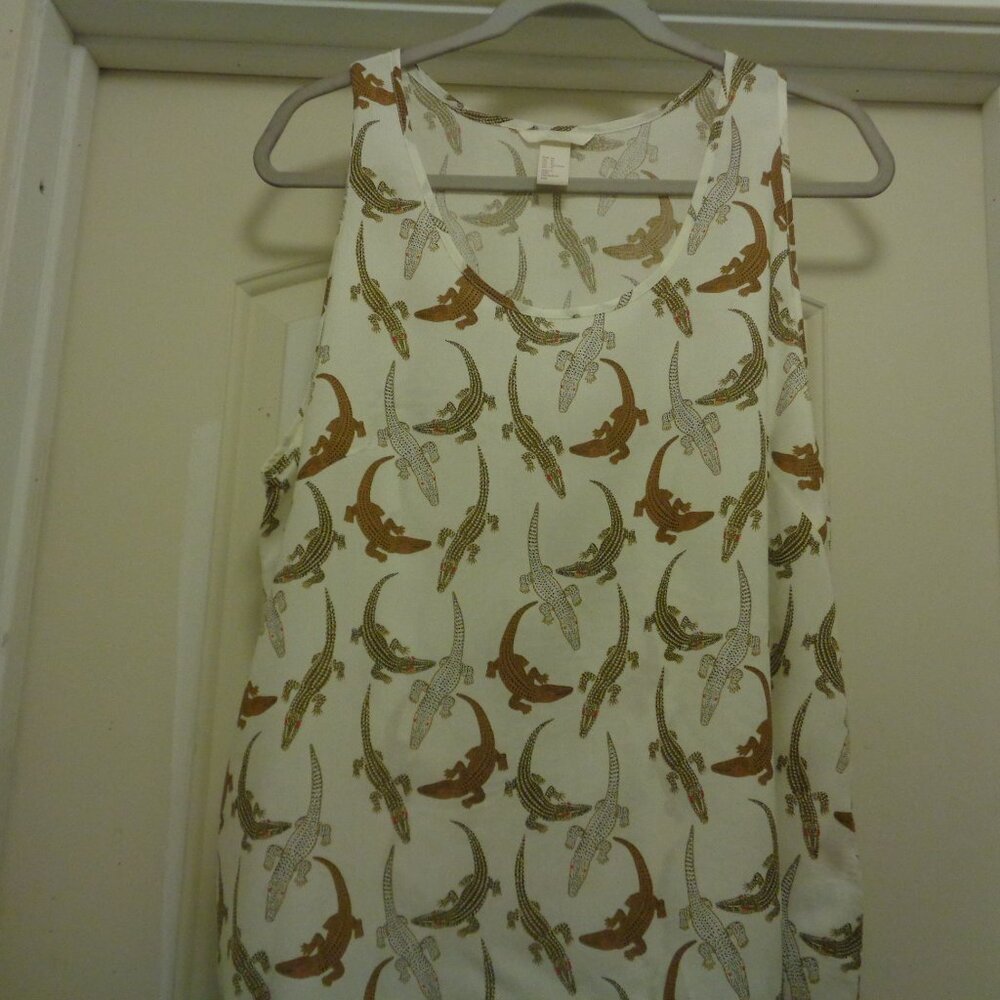 ALLIGATER CROCS Girl TANKY TOP BY H & M 14